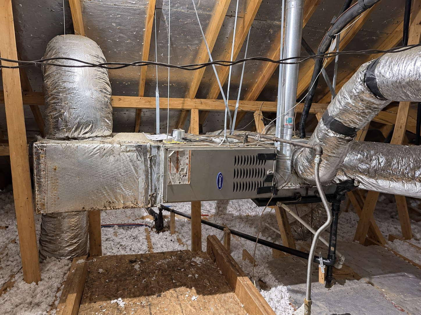 Attic before and after before image